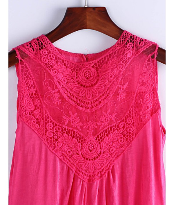 Women's European Lace Stitching Vest