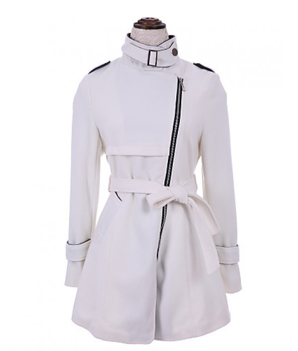  Women's BeltWoolen Trench Coat(More Colors)