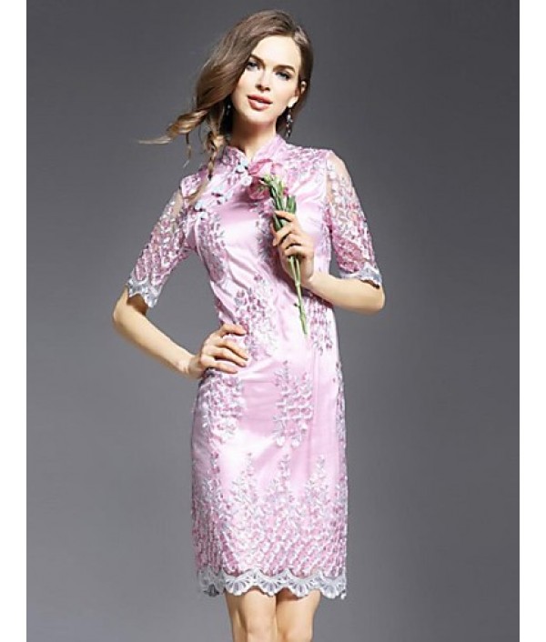 Women‘s Street chic Print Sheath Dress...